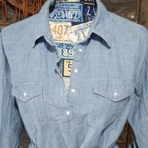 Real nice denim dress/tunic med wash - Picture 2 of 5